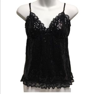 Victoria’s Secret The Lacie Black sequined Top
